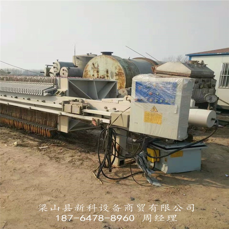 二手180平方壓濾機 二手隔膜自動壓濾機 二手景津自動拉板壓濾機
