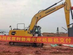 熱烈祝賀重慶客戶第八臺利勃海爾挖掘機交付！