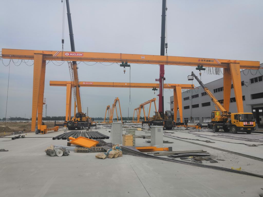 龍門吊（安裝現場）