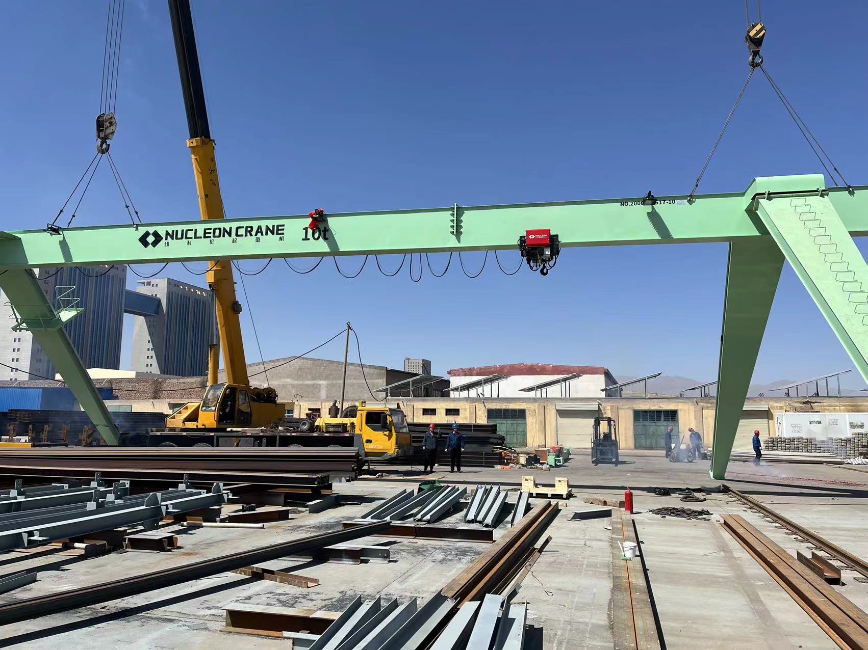 甘肅蘭州NMH-10T起重機施工