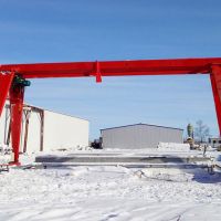 海南抓斗門式起重機