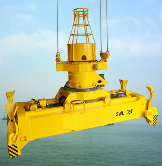 整體式液壓?jiǎn)蜗湫D(zhuǎn)吊具